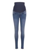 Vmmtanya S Piping Jeans Vi349 Ga Noos Bottoms Jeans Skinny Blue Vero Moda Maternity