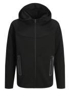 Jcofusion Sweat Zip Hood Noos Jnr Tops Sweatshirts & Hoodies Hoodies Black Jack & J S