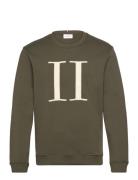 Encore Bouclé Sweatshirt Tops Sweatshirts & Hoodies Sweatshirts Green Les Deux