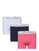 Classic Stretch-Cotton Trunk 3-Pack Boxershorts Pink Polo Ralph Lauren