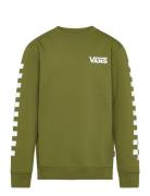 Exposition Check Ii Crew Sport Sweatshirts & Hoodies Sweatshirts Green VANS