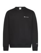 Crewneck Sweatshirt Tops Sweatshirts & Hoodies Sweatshirts Black Champion