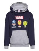 Sweats Tops Sweatshirts & Hoodies Hoodies Navy Marvel