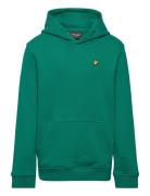 Pullover Hoodie Tops Sweatshirts & Hoodies Hoodies Green Lyle & Scott