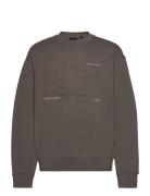 Sweatshirt Tops Sweatshirts & Hoodies Sweatshirts Brown Armani Exchange