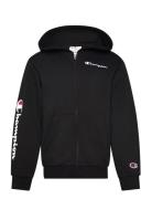 Hooded Full Zip Sweatshirt Sport Sweatshirts & Hoodies Hoodies Black Champion