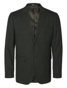 Slhslim-Neil Blz Noos Suits & Blazers Blazers Single Breasted Blazers Green Selected Homme