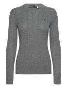 Cable-Knit Wool-Cashmere Sweater Tops Knitwear Jumpers Grey Polo Ralph Lauren