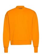 Real Madrid Seasonal Doubleknit Crew Sport Sweatshirts & Hoodies Sweatshirts Orange Adidas Performance