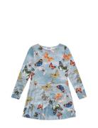 Corelie Dresses & Skirts Dresses Baby Dresses Long-sleeved Baby Dresses Blue Molo