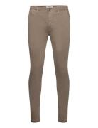 Zeumar Trousers Slim Hyperchino Color Xlite Bottoms Jeans Slim Beige Replay