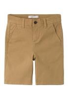 Nkmsilas Chino Twi L Shorts 3333-Nt Noos Bottoms Shorts Beige Name It