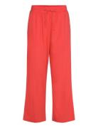 Fqlava-Ankle-Pa Bottoms Trousers Wide Leg Coral FREE/QUENT