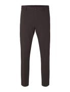 Slhslim-Liam Trs Flex Noos Bottoms Trousers Formal Brown Selected Homme