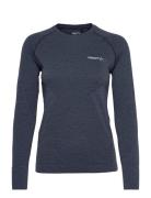 Core Dry Active Comfort Ls W Sport T-shirts & Tops Long-sleeved Navy Craft