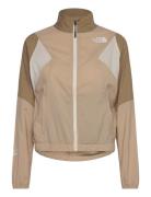 W Ma Wind Track Top Outerwear Jackets Windbreakers Beige The North Face