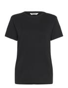 Srhella T-Shirt Gots Tops T-shirts & Tops Short-sleeved Black Soft Rebels