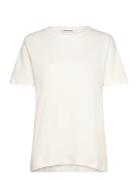 Srhella T-Shirt - Gots Tops T-shirts & Tops Short-sleeved Cream Soft Rebels