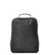 Ravenna Backpack Black Leather Rygsæk Taske Black Ceannis