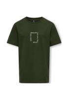 Kobjoseph Reg S/S Tee Box Jrs Tops T-Kortærmet Skjorte Green Kids Only