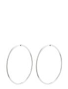 April Recycled Large Hoop Earrings Accessories Jewellery Earrings Hoops Silver Pilgrim