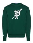 Fleece Graphic Sweatshirt Tops Sweatshirts & Hoodies Sweatshirts Green Polo Ralph Lauren