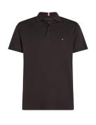 Liquid Cotton Essential Reg Polo Tops Polos Short-sleeved Black Tommy Hilfiger