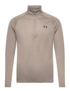 Ua Tech 2.0 1/2 Zip Sport Sweatshirts & Hoodies Fleeces & Midlayers Brown Under Armour