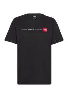 M Ss Never Stop Exploring Tee Sport T-shirts & Tops Short-sleeved Black The North Face