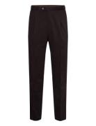 Delon Side Adjuster Evo Trousers Bottoms Trousers Formal Brown Oscar Jacobson