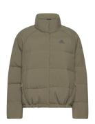 W Helionic Rlx Sport Jackets Padded Jacket Khaki Green Adidas Sportswear