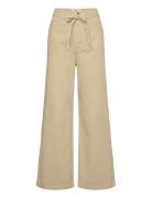 Elijah - Soft Canvas Twill Bottoms Trousers Wide Leg Beige Day Birger Et Mikkelsen