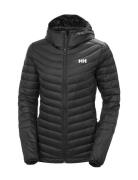 W Verglas Hood Down Hybrid Ins Sport Jackets Padded Jacket Black Helly Hansen