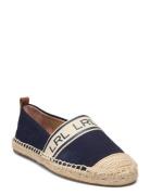 Caylee Iii Canvas Espadrille Espadrillos Flade Sandal Blue Lauren Ralph Lauren