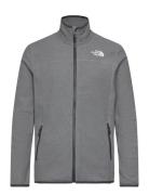 M 100 Glacier Full Zip - Eu Sport Sweatshirts & Hoodies Fleeces & Midlayers Grey The North Face