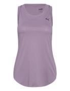 Studio Foundation Racerback Tank Sport T-shirts & Tops Sleeveless Purple PUMA