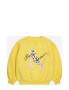 Magic Shoe Balloon Sleeve Sweatshirt Tops Sweatshirts & Hoodies Sweatshirts Yellow Bobo Choses