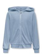 Kogrebel L/S Zip Hood Swt Tops Sweatshirts & Hoodies Hoodies Blue Kids Only