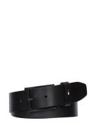 Layton New Leather 3.5 Accessories Belts Classic Belts Black Tommy Hilfiger