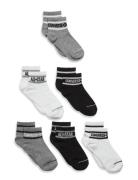 Converse Basic Wordamark Crew Socks 6-Pack Sokker Strømper Grey Converse