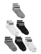 Converse Basic Wordamark Crew Socks 6-Pack Sokker Strømper Black Converse