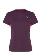 Run Favorites Velocity Tee W Sport T-shirts & Tops Short-sleeved Purple PUMA