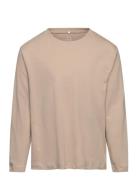 Nmmvobbo Ls Nreg Top Noos Tops Shirts Long-sleeved Shirts Beige Name It