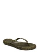 Flipflop With Glitter Shoes Summer Shoes Sandals Flip Flops Green Ilse Jacobsen