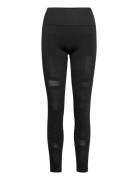 Essential Block Seamless High Waist Tights Sport Running-training Tights Seamless Tights Black Casall