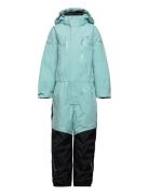 Penguin Snowsuit Kids Moss 80 Sport Coveralls Snow-ski Coveralls & Sets Multi/patterned ISBJÖRN Of Sweden