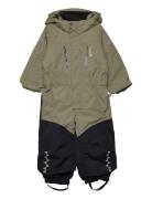 Penguin Snowsuit Kids Moss 104 Sport Coveralls Snow-ski Coveralls & Sets Multi/patterned ISBJÖRN Of Sweden