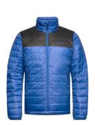 Røros Box Down Light Jacket Strong Blue/Solid Charcoal L Sport Jackets Padded Jackets Blue Bergans