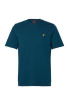 Plain T-Shirt Tops T-Kortærmet Skjorte Blue Lyle & Scott