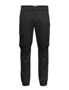 Onscam Stage Cargo Cuff Life 6687 Noos Bottoms Trousers Cargo Pants Black ONLY & SONS